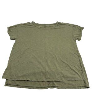 Wonderly Women's Short Sleeves T Shirt Loose Fit Olive Green